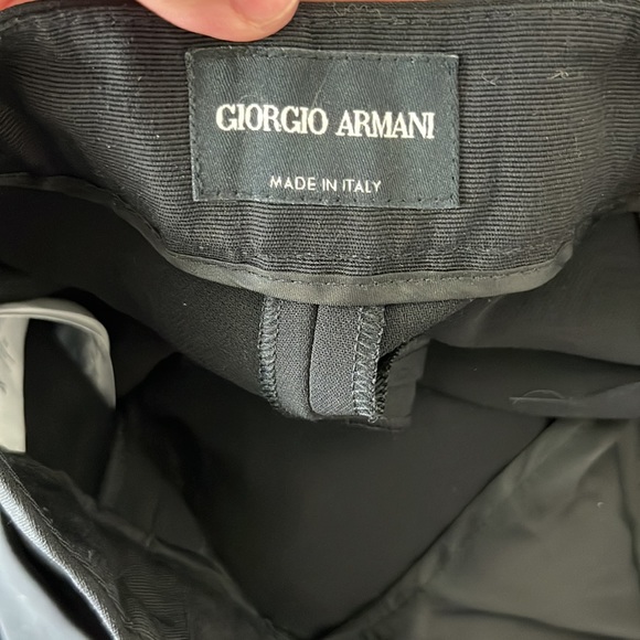 Giorgio Armani Side Tab Seamed Pocket Trousers - Picture 7 of 8